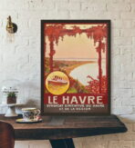 affiche vintage le havre