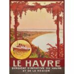 vintage poster le havre