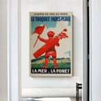 affiche vintage le touquet