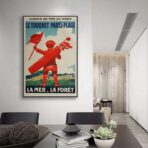 affiche vintage le touquet
