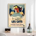 affiche vintage les gets