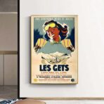 affiche vintage les gets
