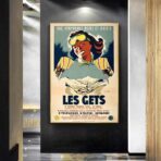 affiche vintage les gets