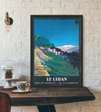 affiche vintage liban
