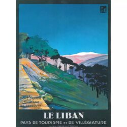 vintage poster lebanon