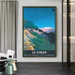 affiche vintage liban