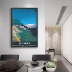 affiche vintage liban