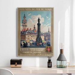 affiche vintage lille