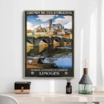 affiche vintage limoges