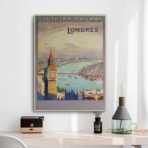 affiche vintage londres