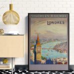 affiche vintage londres