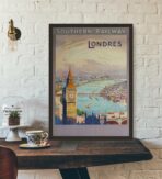 affiche vintage londres