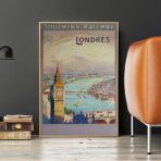 affiche vintage londres