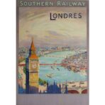 affiche vintage londres