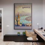 affiche vintage londres