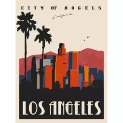 vintage poster los angeles