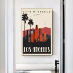 affiche vintage los angeles