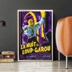 affiche vintage loup garou