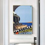 affiche vintage marseille