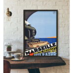 affiche vintage marseille