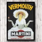 affiche vintage martini