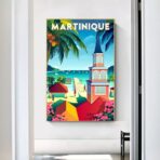 affiche vintage martinique