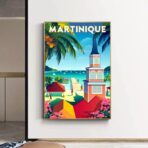 affiche vintage martinique