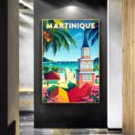 affiche vintage martinique