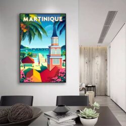 affiche vintage martinique
