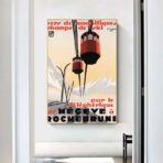 affiche vintage megève