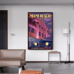 affiche vintage miami