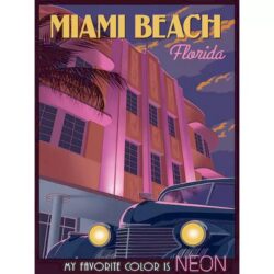 vintage poster miami