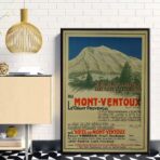 affiche vintage mont ventoux