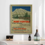 affiche vintage mont ventoux