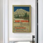 affiche vintage mont ventoux