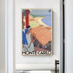 affiche vintage monte carlo