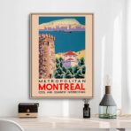 affiche vintage Montréal
