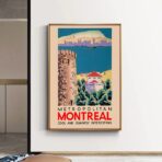 affiche vintage Montréal