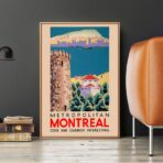 affiche vintage Montréal
