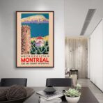 affiche vintage Montréal