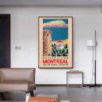 affiche vintage Montréal