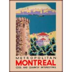 vintage montreal poster
