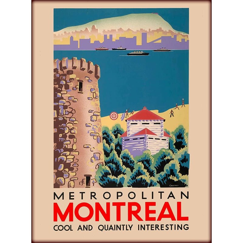 vintage montreal poster vintage montreal poster