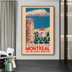 affiche vintage Montréal