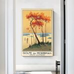 affiche vintage morbihan