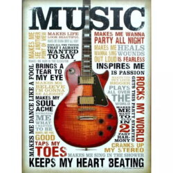 vintage music poster