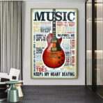 affiche vintage musique