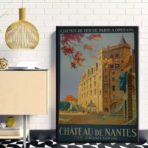 affiche vintage nantes