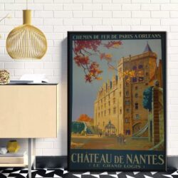 affiche vintage nantes