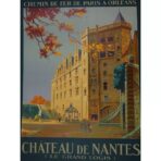 vintage poster nantes